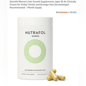 Nutrafol Women's Hair Growth Nutraceutical - 120 Capsules